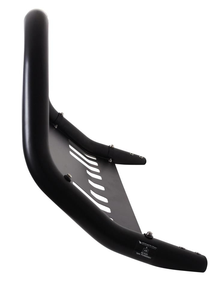 BLACK POWDER COATED BULLBAR WITH SKID PLATE SUITABLE FOR DACIA DUSTER SD (2010-2017)