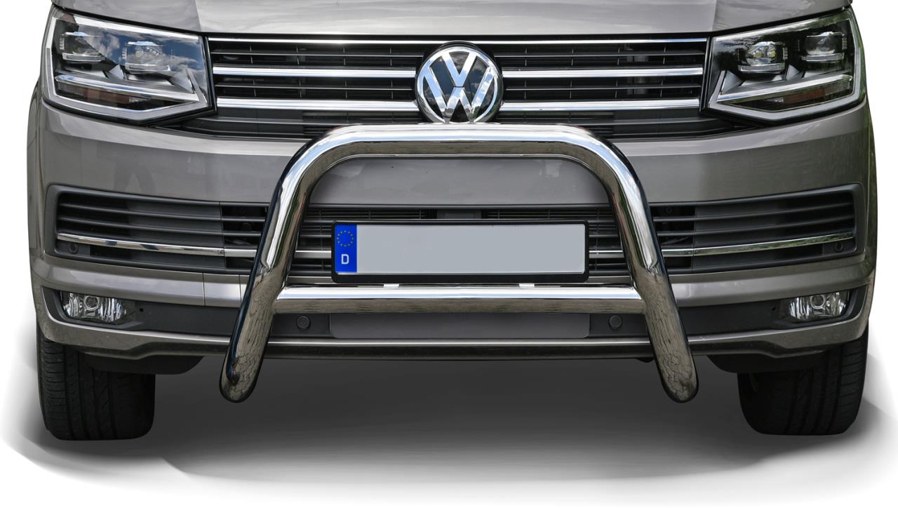 Stainless steel bullbar VW T6 (2015-2019) + EC type approval