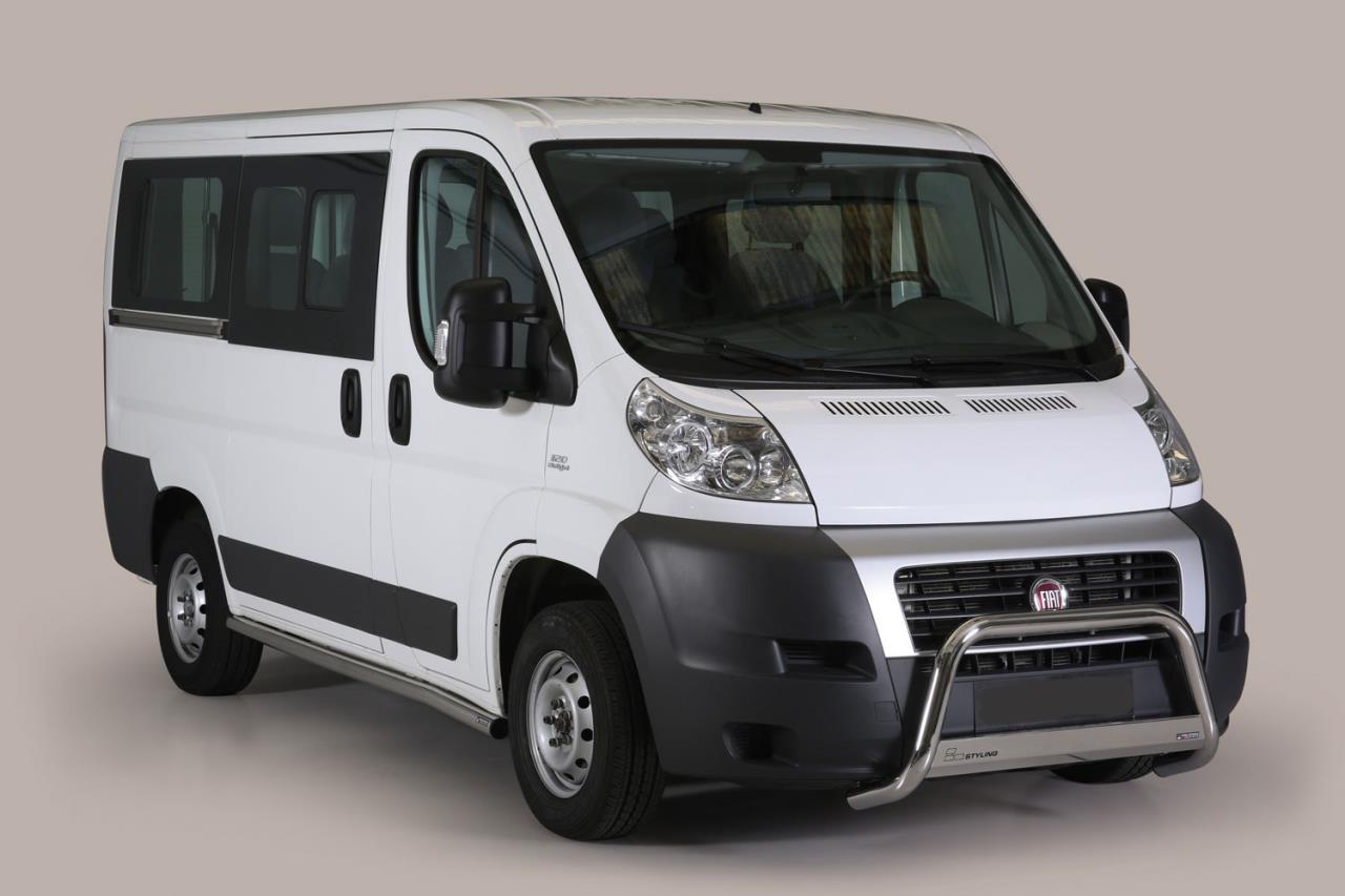 Stainless steel bullbar suitable for Fiat Ducato (2006-2013)