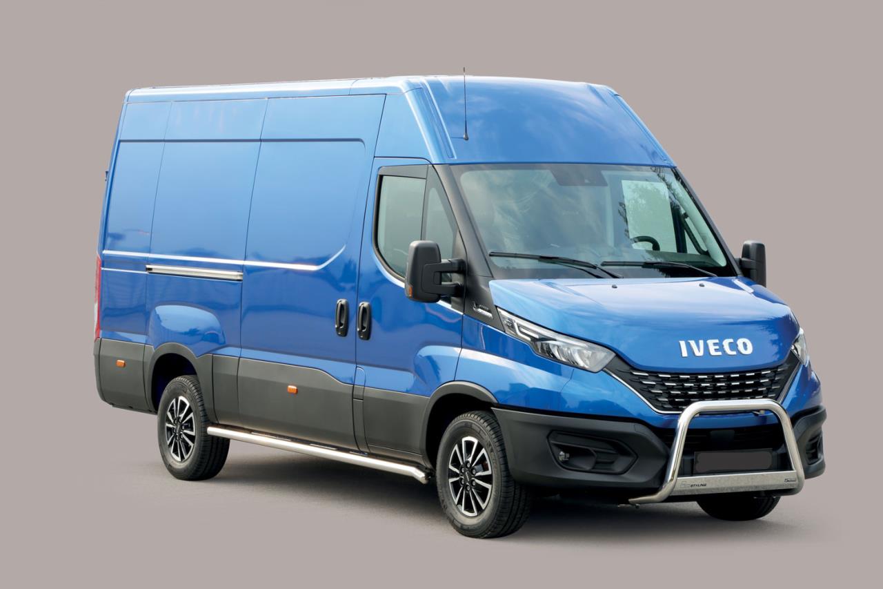 Stainless steel frontbar suitable for Iveco Daily (2019-2023)