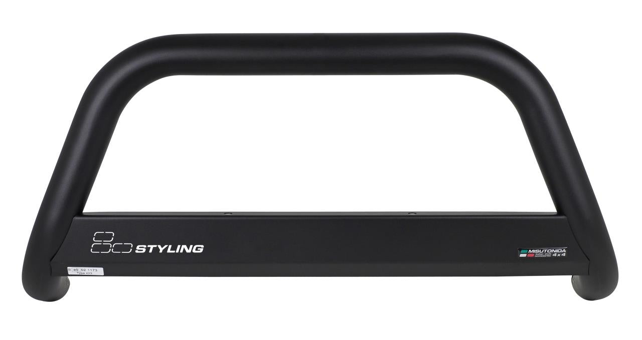 Black powder coated bullbar suitable for Seat Ateca (2018-2020)