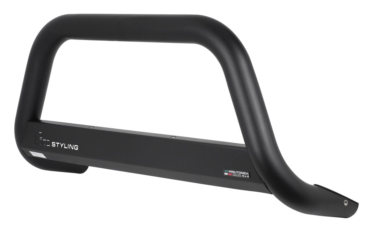 Black powder coated bullbar suitable for Seat Ateca (2018-2020)