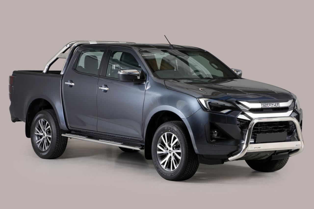 Stainless steel bullbar Ø 63 mm suitable for Isuzu D-Max (2024-)