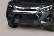 Black bullbar Ø 76 mm suitable for Isuzu D-Max (2024-)