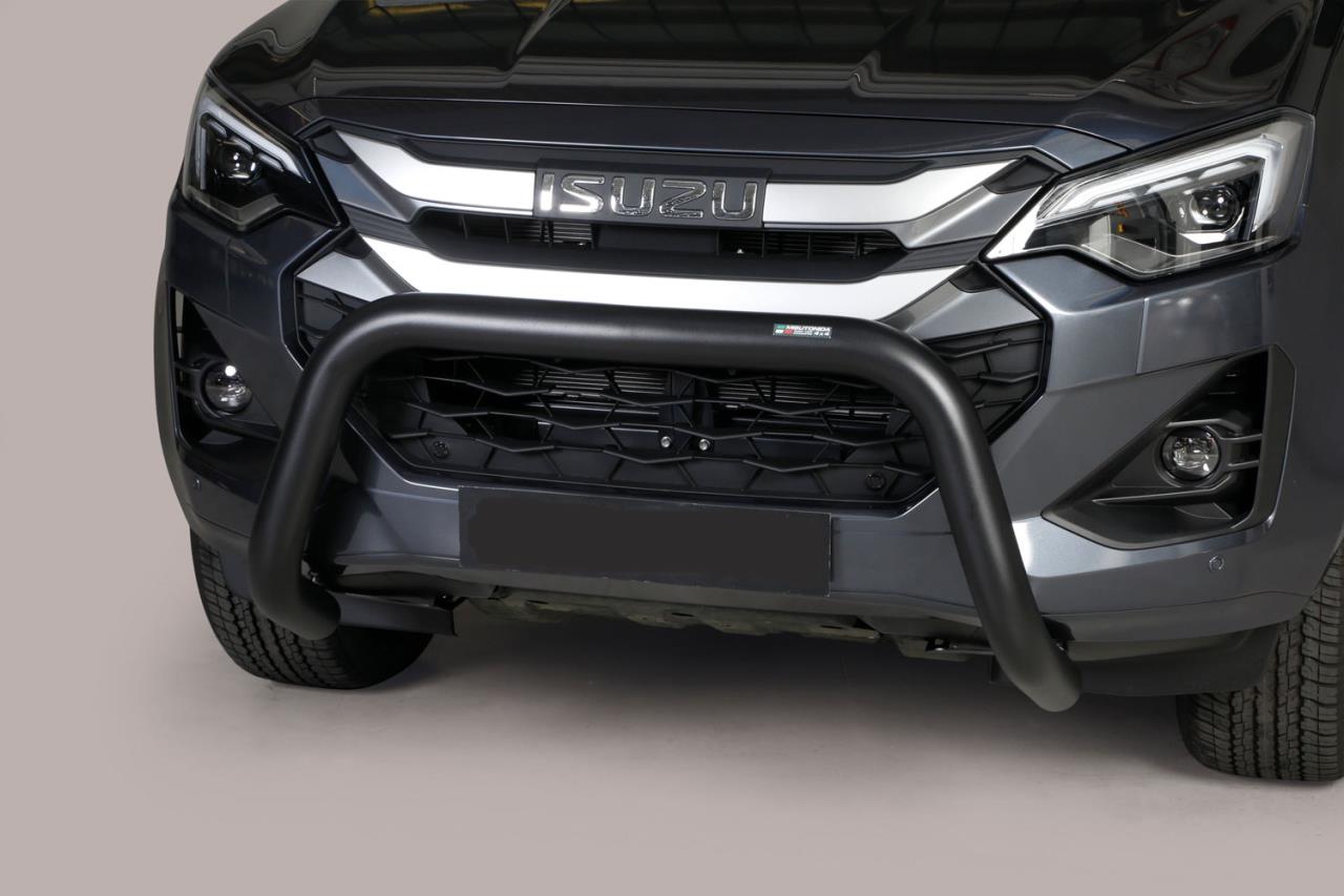 Black bullbar Ø 76 mm suitable for Isuzu D-Max (2024-)