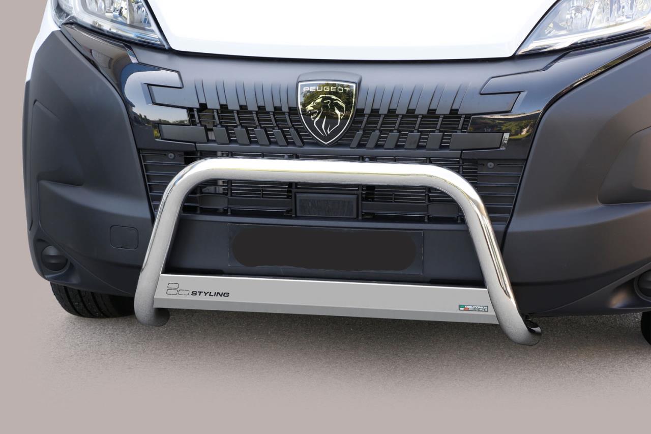 Misutonida Duurzame Roestvrijstalen Bullbar Voorbumper Peugeot Boxer (2024) Bestelwagen