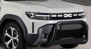 Black bullbar Ø 63 mm suitable for Dacia Duster (2024-)