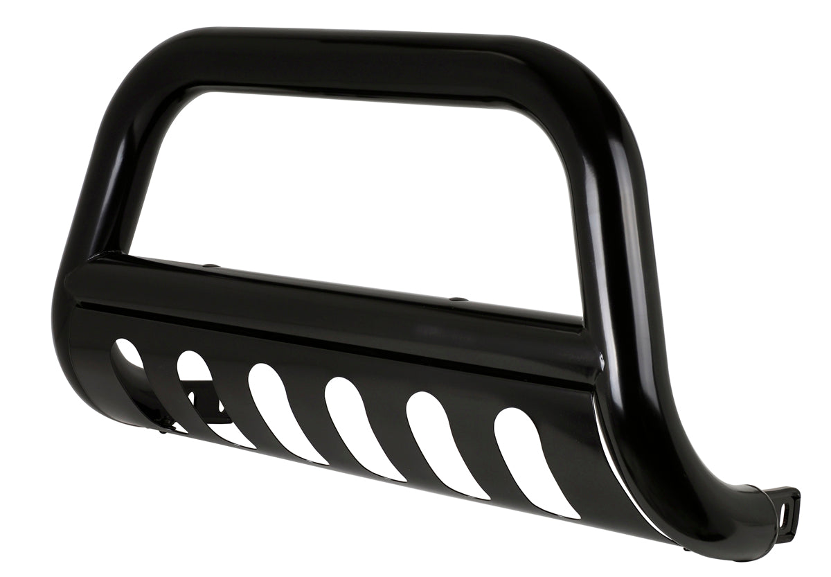 Black powder coated bullbar + skidplate Dodge Ram 1500