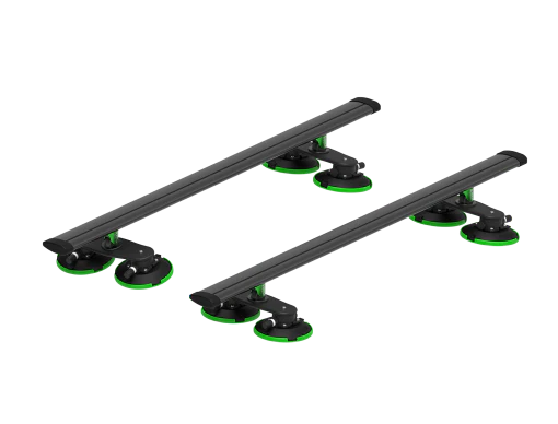 Tree Frog Pro Crossbar Rack 8 Vacuum cups Zwart